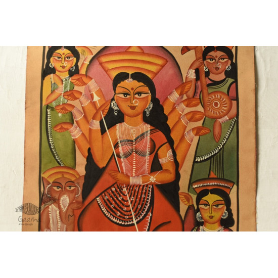 buy Original Kalighat Painting - Goddess Gauri