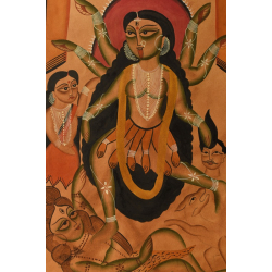 Kalighat Painting | Goddess Kali