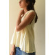 shop Off White Pure Cotton ~ Handwoven Self Checks Top