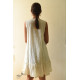 shop Handwoven Pure Cotton ~ Off White dress