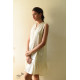 shop Handwoven Pure Cotton ~ Off White dress