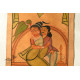 painting on canvas kalighat painting