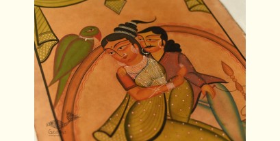 Kalighat Painting | Husband Wife