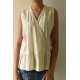 shop Off White Pure Cotton ~ Handwoven Self Checks Top