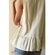 shop Off White Pure Cotton ~ Handwoven Self Checks Top