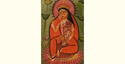 Kalighat Painting | Gauri Ganesh