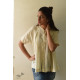 shop Off White Pure Cotton ~ Handwoven Self Checks Top