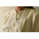 shop Off White Pure Cotton ~ Handwoven Self Checks Top