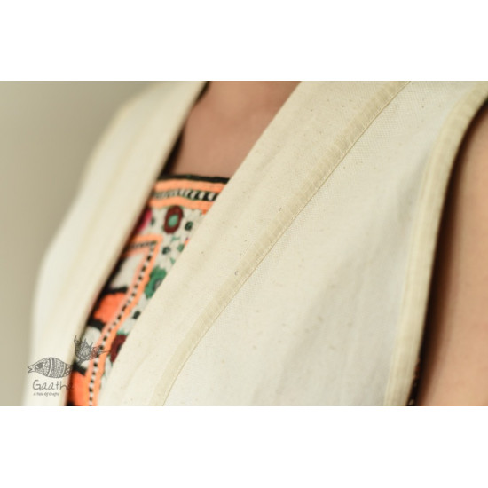 shop Handwoven Pure Cotton ~ Off White Shrug