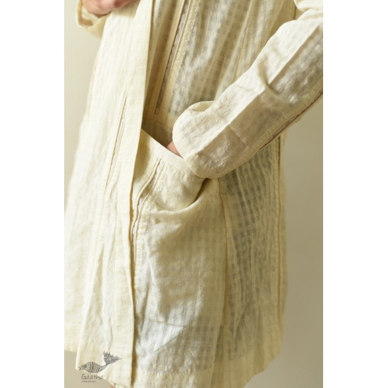 shop Handwoven Checks Pure Cotton ~ White Top