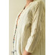 shop Handwoven Off White Cotton Self Checks Shrug