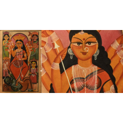 Kalighat Painting | Gauri