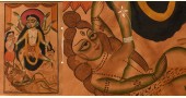 kalighat canvas painting - Goddess kali