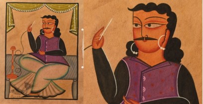 Kalighat Painting | Hukka Bar