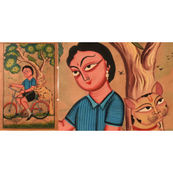 Kalighat Painting | Kitty & Kusum