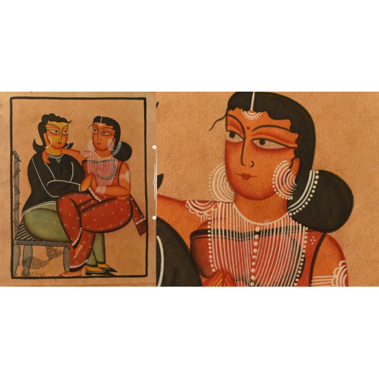 shop kalighat canvas painting - Lets Talk