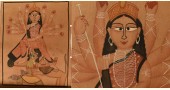 goddess durga canvas paintin kalighat