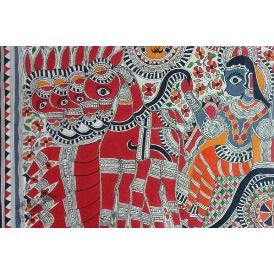 shop Madhubani painting| Ramachandra With Sita