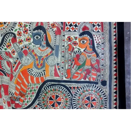 shop Madhubani painting| Ramachandra With Sita