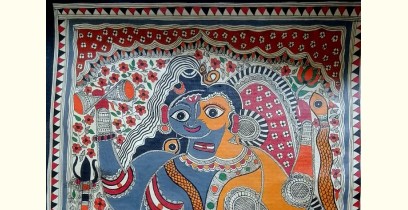 Madhubani painting | Ardhnareshwar