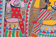 Madhubani painting | Raam & Seeta