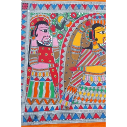 Madhubani painting | Raam & Seeta