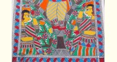 shop Madhubani painting| Krishna and Gopi