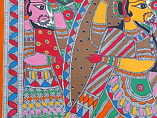 Madhubani painting | Sita & Ram