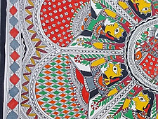 Madhubani painting | Krishna Raas