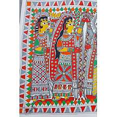 Madhubani painting | Ram & Sita Jaymaala