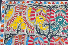 Madhubani painting | Elephants