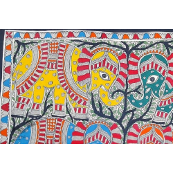 Madhubani painting | Elephants