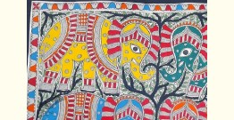 Madhubani painting | Elephants