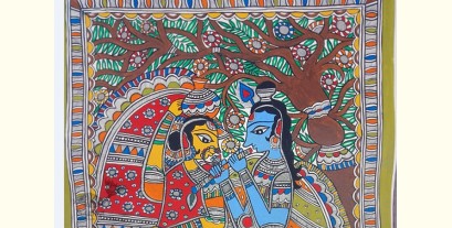 Madhubani painting | Radhe Krishn