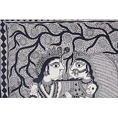 Madhubani painting | Radha Krishna