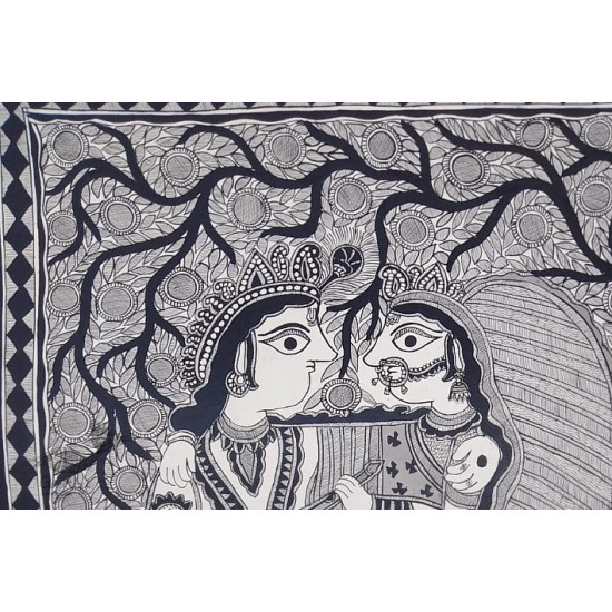 shop Madhubani painting| Radha - Krishna