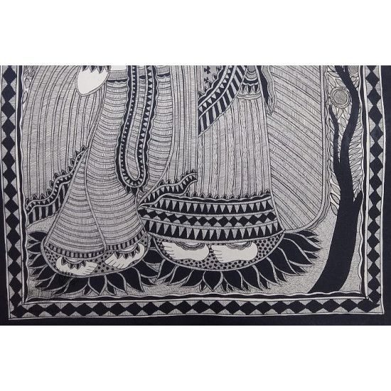 shop Madhubani painting| Radha - Krishna