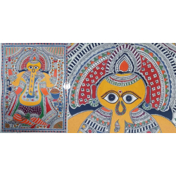 Madhubani painting | Ganesh