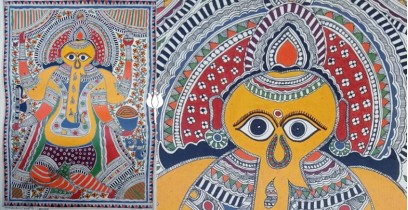 Madhubani painting | Ganesh