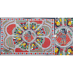 Madhubani painting | Krishna Raas