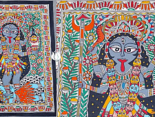 Madhubani painting | Maa Kaali