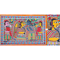 Madhubani painting | Raam & Seeta