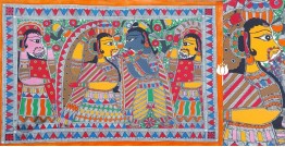Madhubani painting | Raam & Seeta