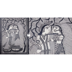 Madhubani painting | Radha Krishna