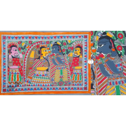 Madhubani painting | Sita & Ram