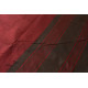 Traditional Bengali cotton saree  Black With Maroon Pallu