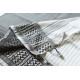 Traditional Bengali cotton Saree  - White With Black Stripes