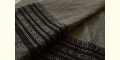 Paromita ~ Handloom Cotton Black & Grey Saree