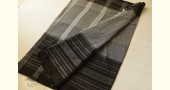 Traditional Bengali cotton Black & Grey Saree
