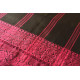 Traditional Bengali cotton sareeBlack Saree With Rani Pink Boder